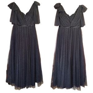 Basix Black‎ Label Swiss Dot Tulle Gown